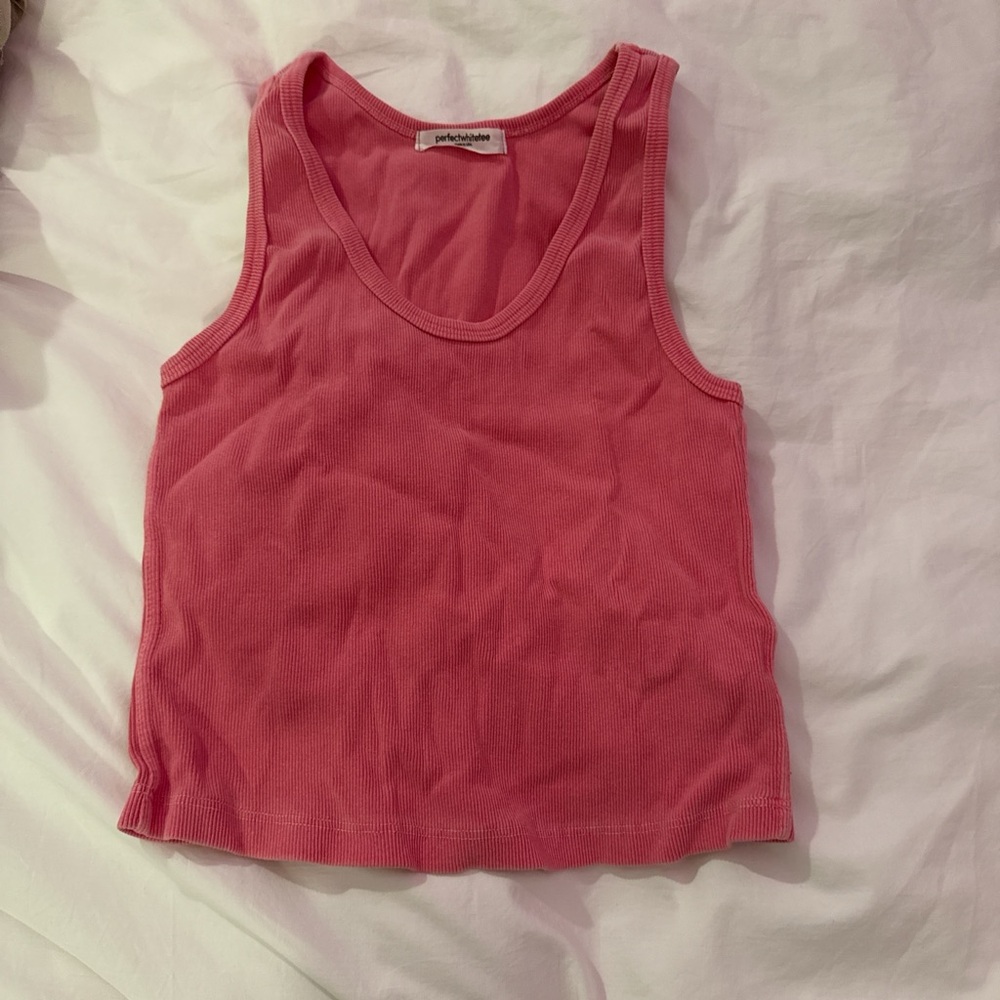 perfectwhitetee Coral Tank Top